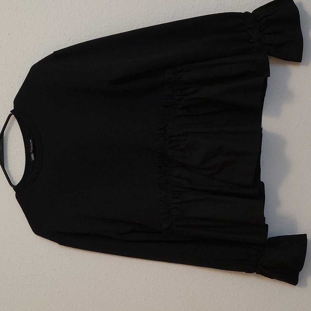 Zaras peplum sweater